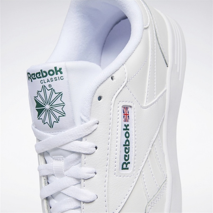 giày reebok club memt wide men's shoes "white / clover green" fw8215