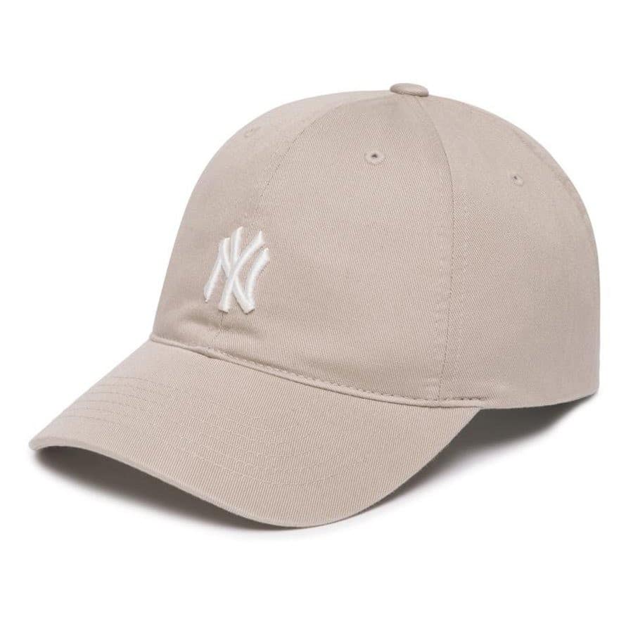 mũ mlb "rookie ballcap" new york yankees màu be 3acp7701n-50bgs