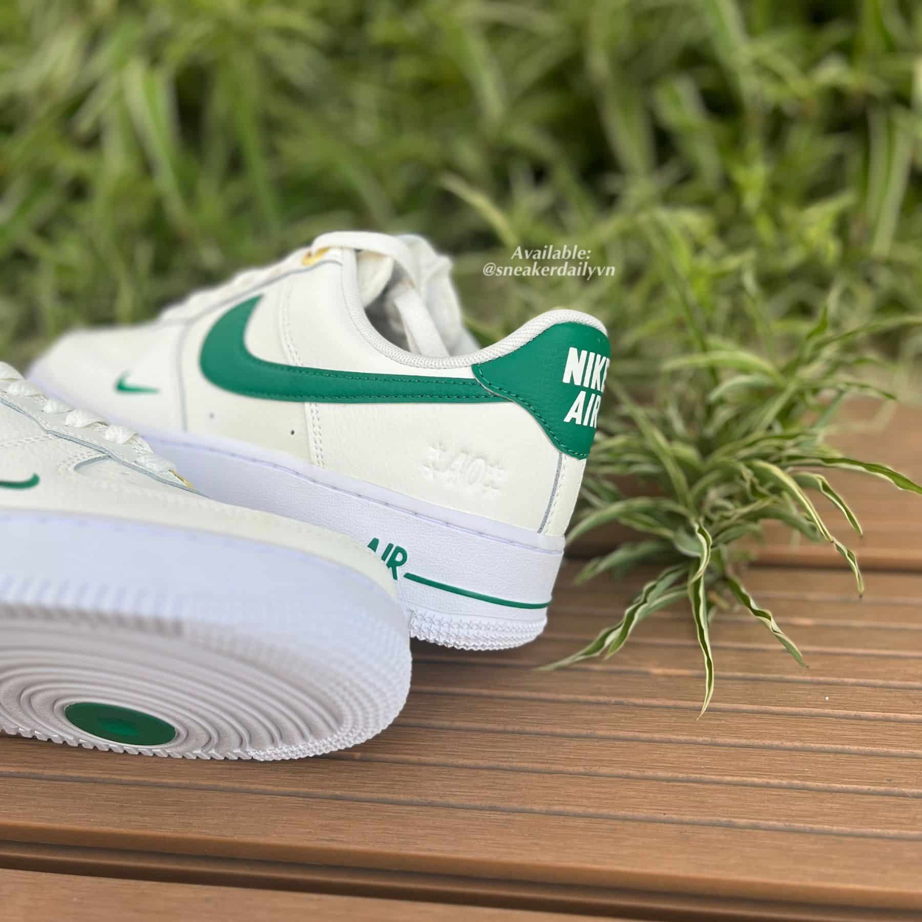 Giày Nike Air Force 1 '07 Lv8 '40Th Anniversary - Sail Malachite'  Dq7658-101 - Sneaker Daily