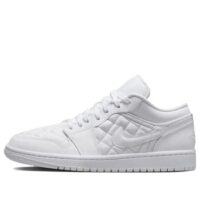 giày nike air jordan 1 low quilted white (w) db6480-100