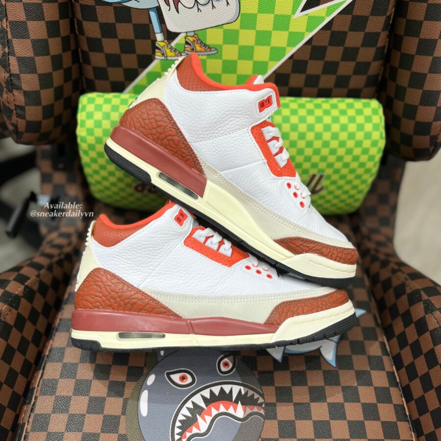 giày jordan 3 retro se dunk on mars (gs) dv7028-108