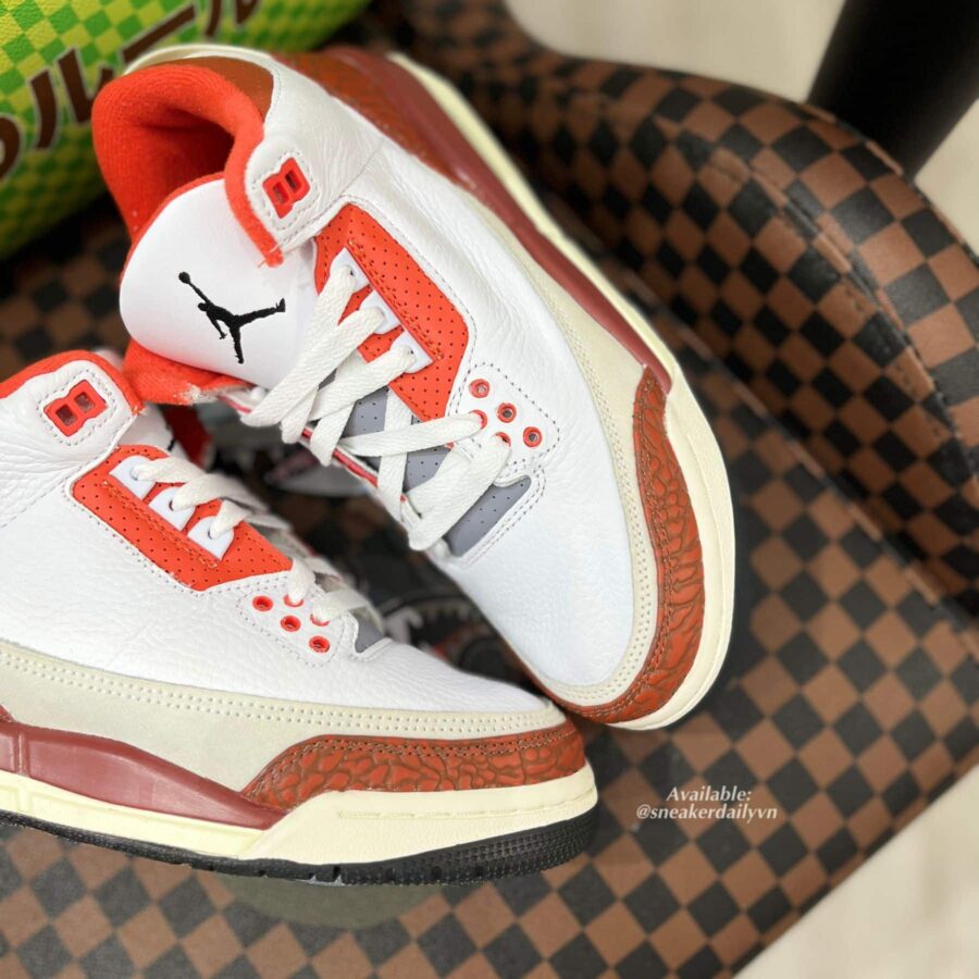 giày jordan 3 retro se dunk on mars (gs) dv7028-108