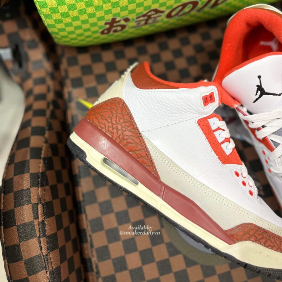 giày jordan 3 retro se dunk on mars (gs) dv7028-108