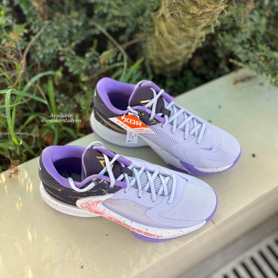 giày nike zoom freak 4 all-star weekend 2023 ep 'oxygen purple' dv1180-500/dv1178-500