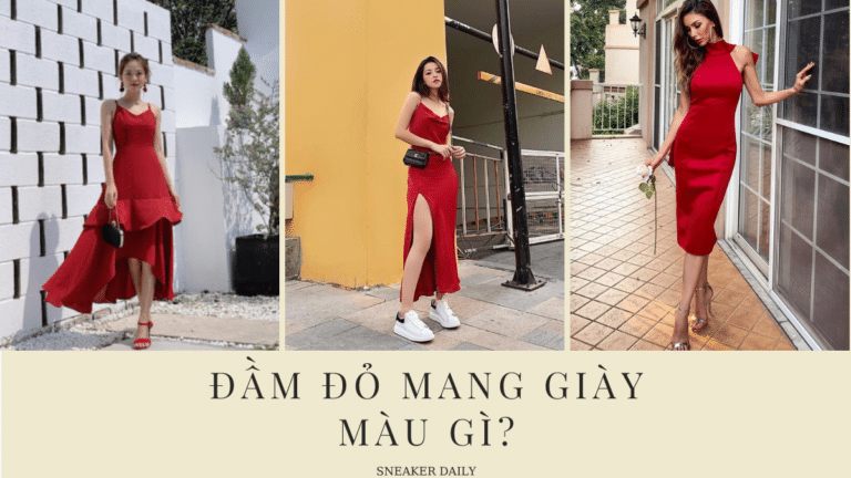 bật mí đầm đỏ mang giày màu gì? mách bạn phối đồ với đầm đỏ nổi bật và sang trọng nhất