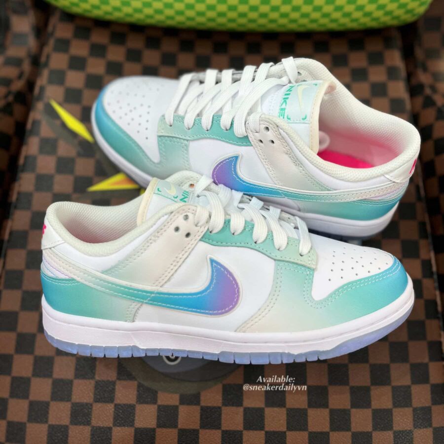 giày nike dunk low 'unlock your space' (w) fj7743-194
