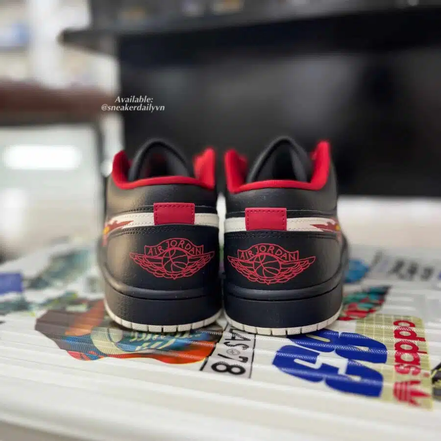 giày nike air jordan 1 low se 'just skate black' fj7073-010