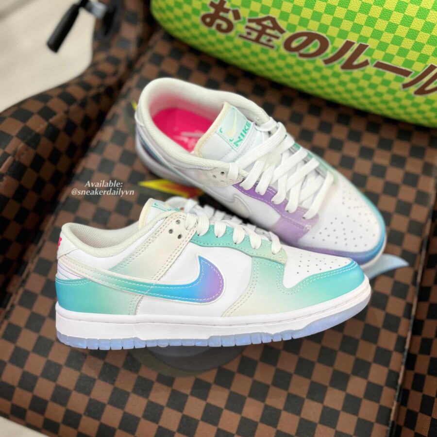 giày nike dunk low 'unlock your space' (w) fj7743-194