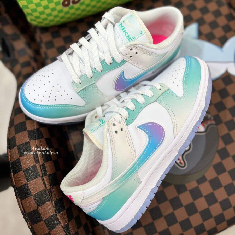 giày nike dunk low 'unlock your space' (w) fj7743-194