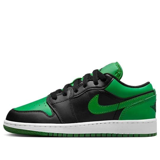 giày jordan 1 low (gs) 'black green' 553560-065