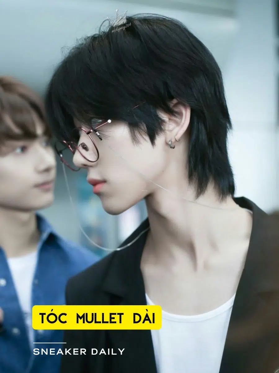 kiểu tóc mullet dài