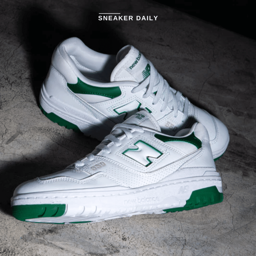 Giày New Balance 550 'White Green Cream' BB550SWB - Sneaker Daily