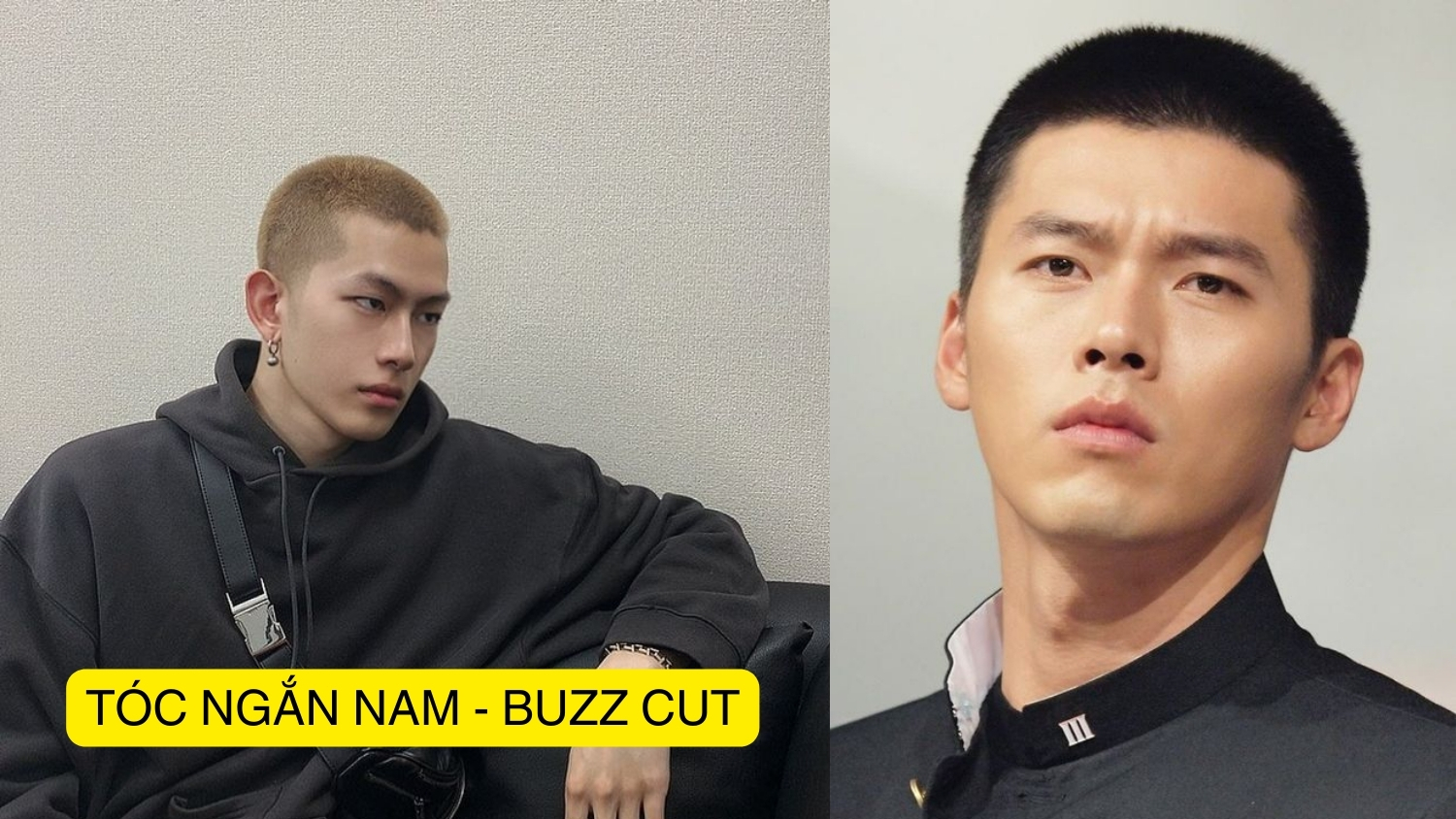 tóc ngắn nam - buzz cut