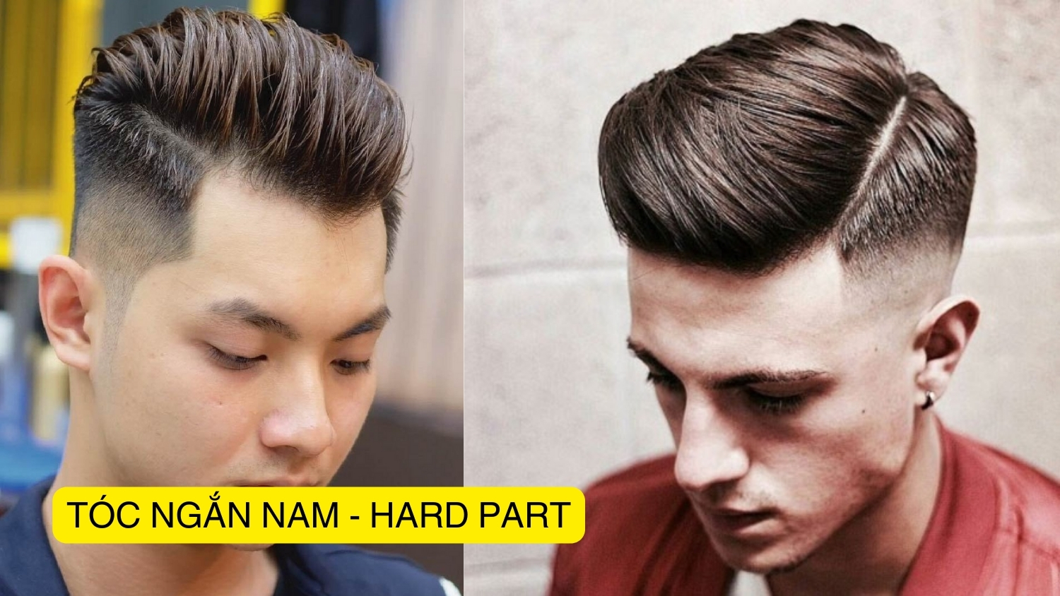 tóc ngắn nam - hard part