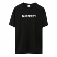 áo burberry logo print cotton oversized t-shirt 80553071 (1)