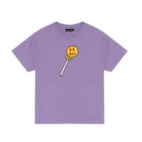 áo thun drew house lollipop ss lavender dh- fw22-tld