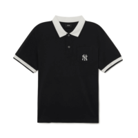 áo men’s basic comfortable fit polo t-shirts new york yankees "black" 3lpqb0133-50bks