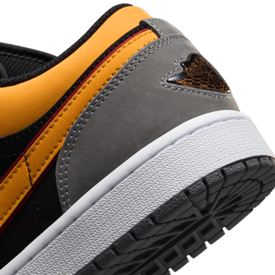 giày nike air jordan 1 low se 'black graphite vivid orange' fn7308-008