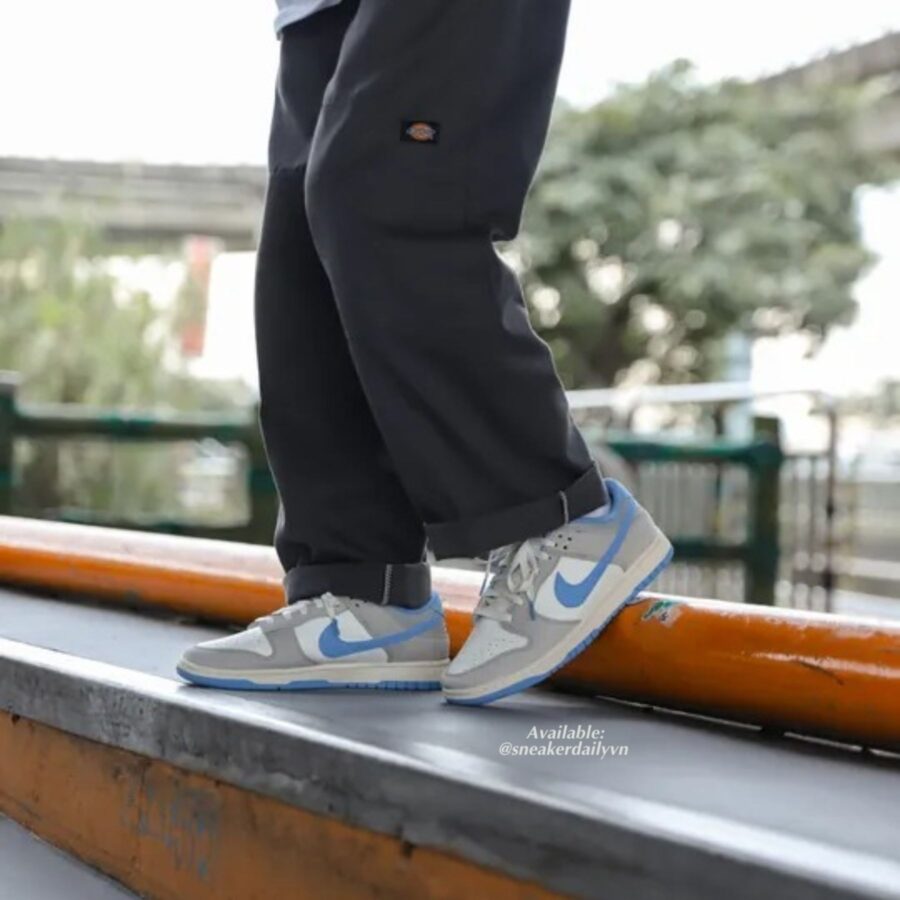 giày nike dunk low athletic department -blue fn7488-133