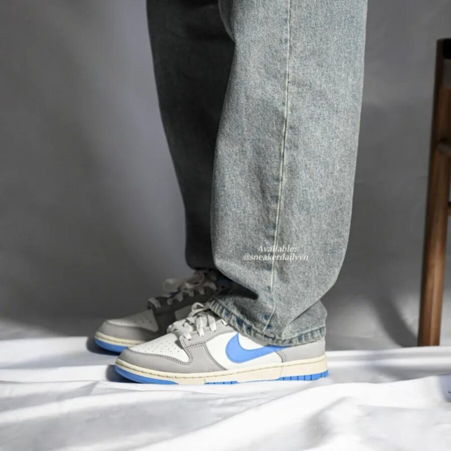 giày nike dunk low athletic department -blue fn7488-133