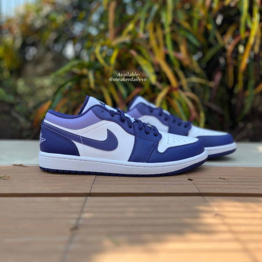 giày air jordan 1 low sky j 'purple' 553558-515