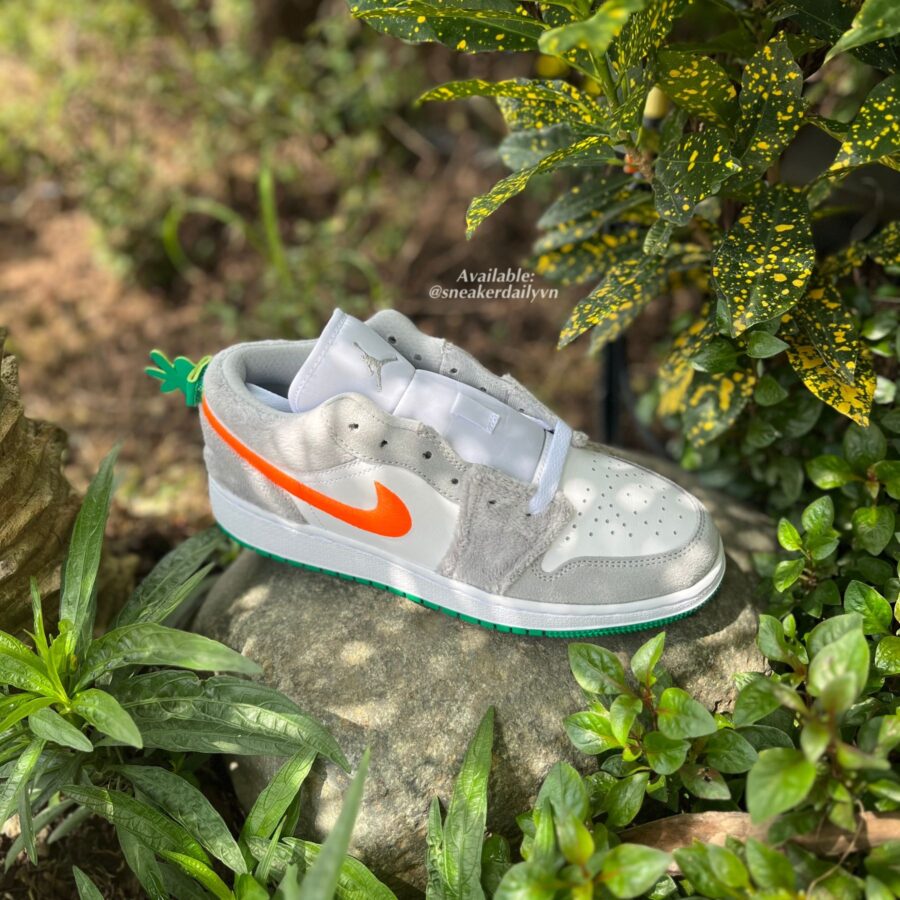 giày air jordan 1 low 'rabbit' (gs) dz6333-083