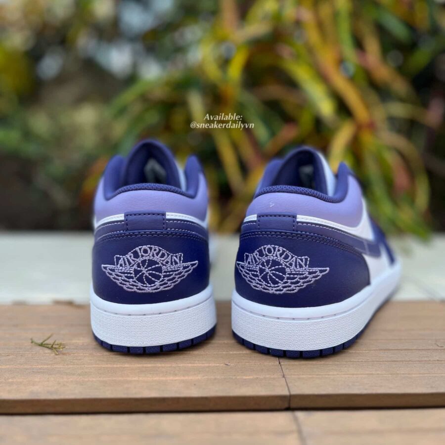 giày air jordan 1 low sky j 'purple' 553558-515