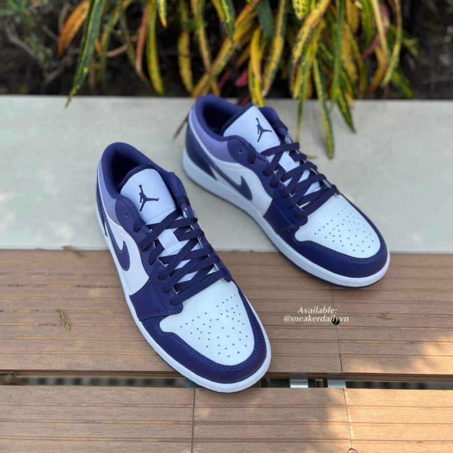 giày air jordan 1 low sky j 'purple' 553558-515