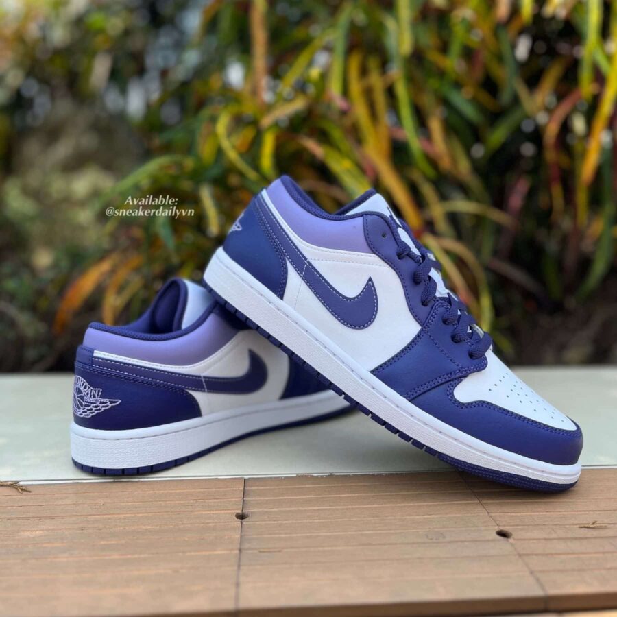 giày air jordan 1 low sky j 'purple' 553558-515