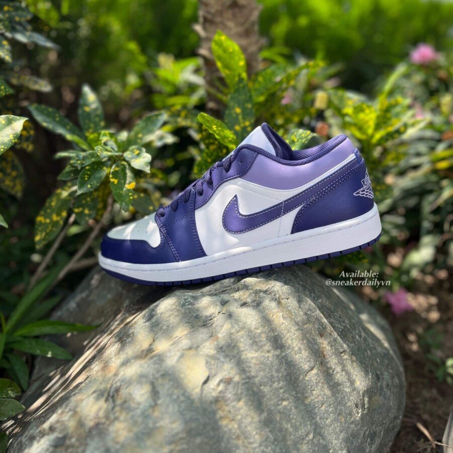 giày air jordan 1 low sky j 'purple' 553558-515