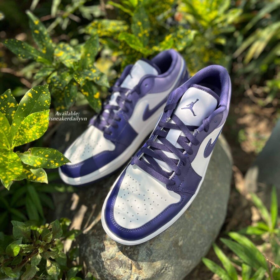 giày air jordan 1 low sky j 'purple' 553558-515