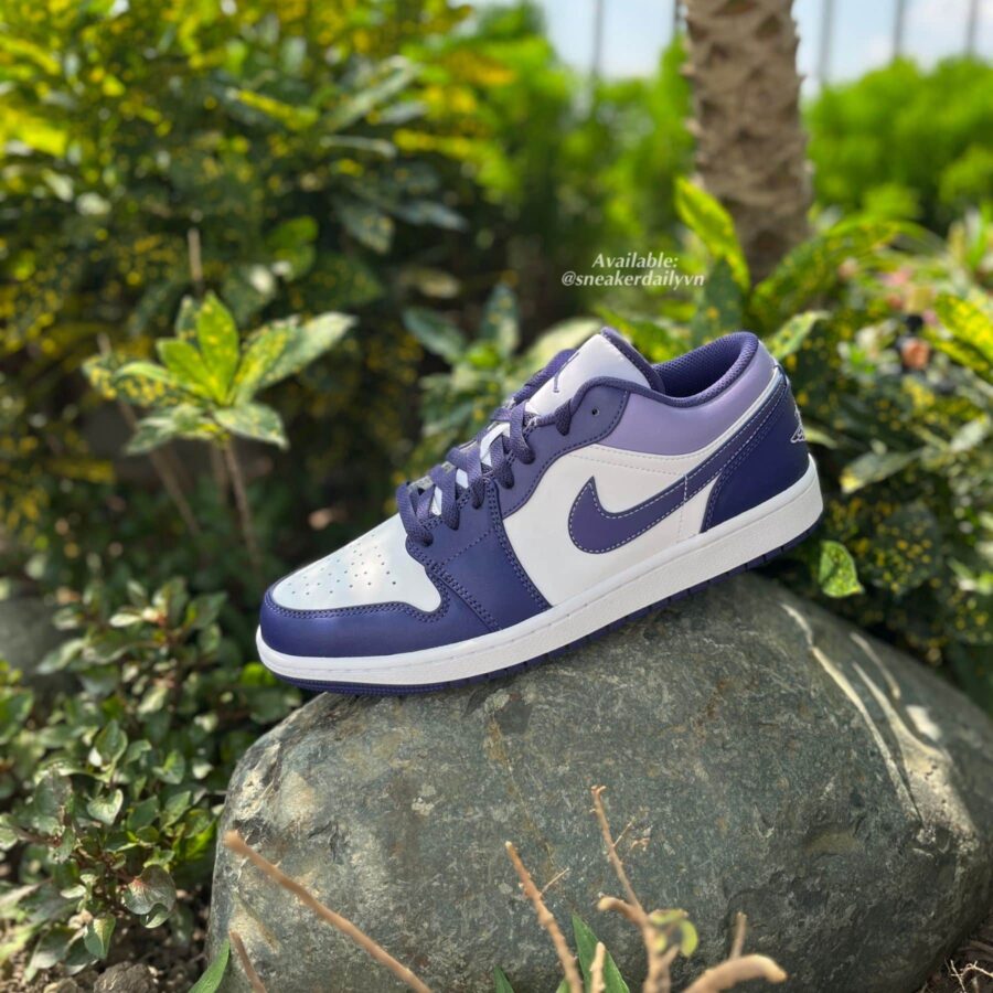 giày air jordan 1 low sky j 'purple' 553558-515