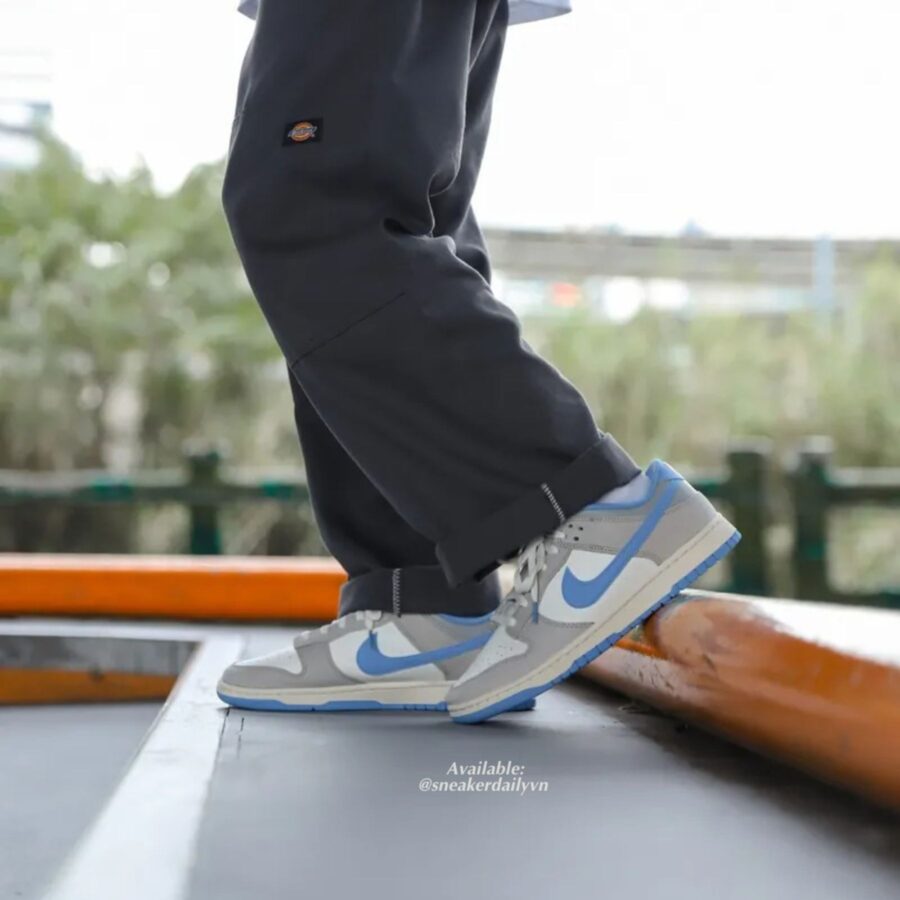 giày nike dunk low athletic department -blue fn7488-133