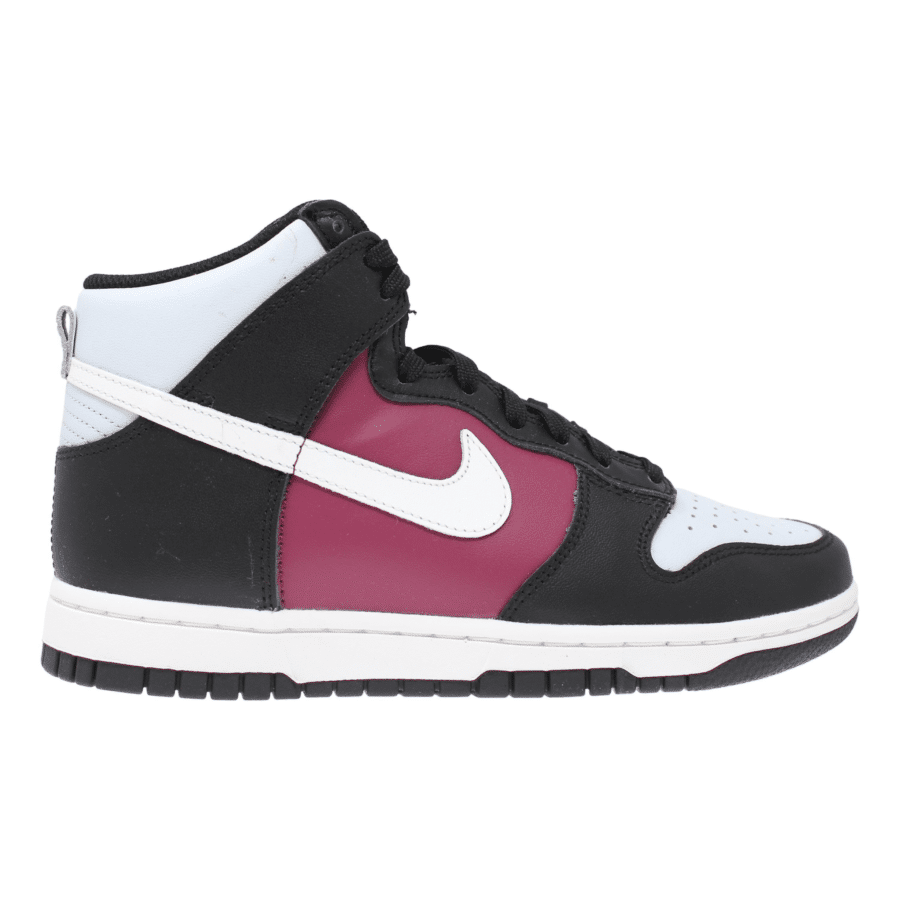 giày nike dunk high white black maroon dd1869-005