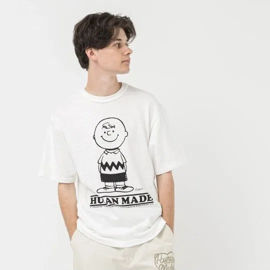 Áo Human Made Peanuts T-Shirt-White