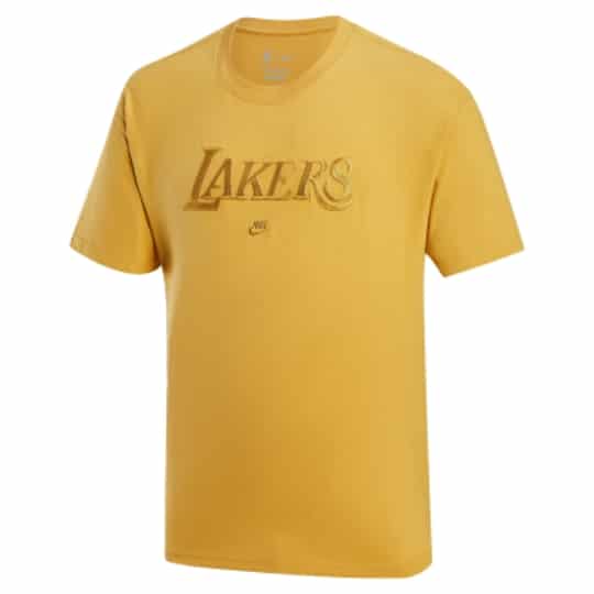 áo nike los angeles lakers courtside nba men's t-shirt fj0572-725