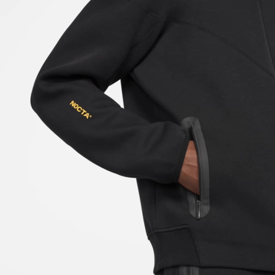áo nike x nocta tech fleece hooded jacket (asia sizing) 'black' fd8454-010