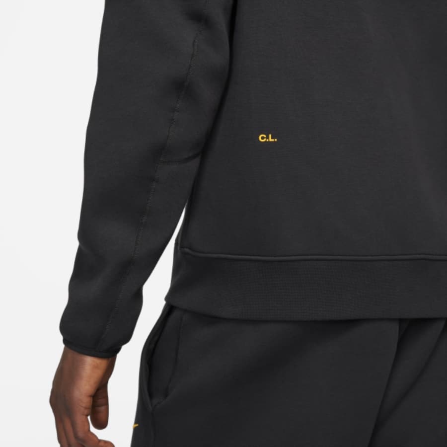 áo nike x nocta tech fleece hooded jacket (asia sizing) 'black' fd8454-010