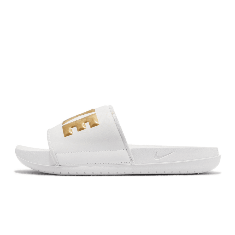 dép nike offcourt slide 'white metallic gold' (w) bq4632-106