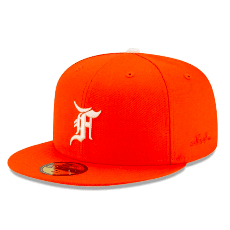 mũ fear of god essentials new era 59fifty fitted hat – orange ofcostmaster