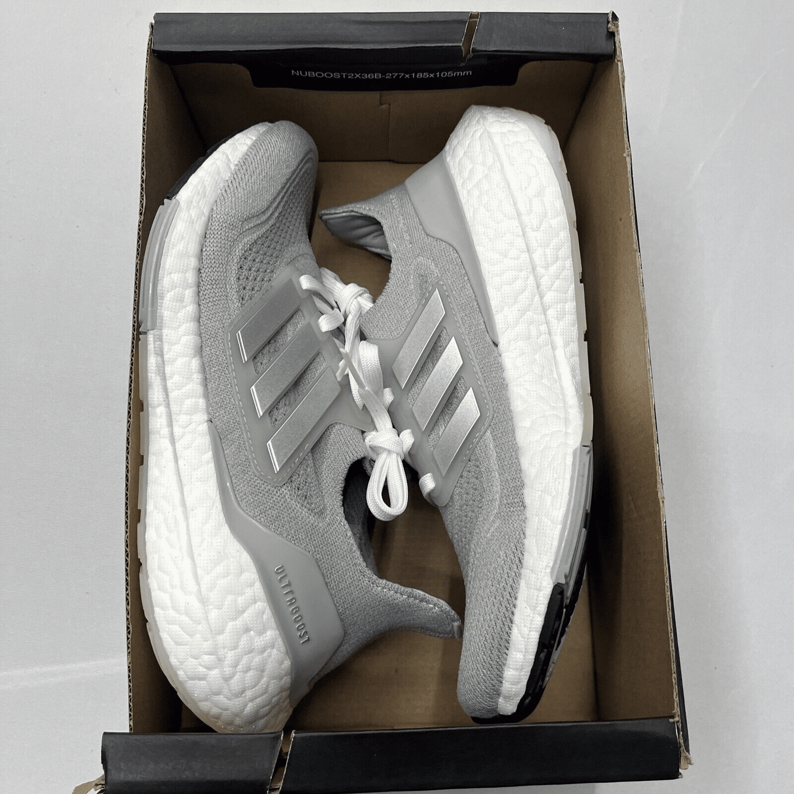 Giày Adidas Ultraboost 21 'Grey' Running Shoes Gv7724 - Sneaker Daily