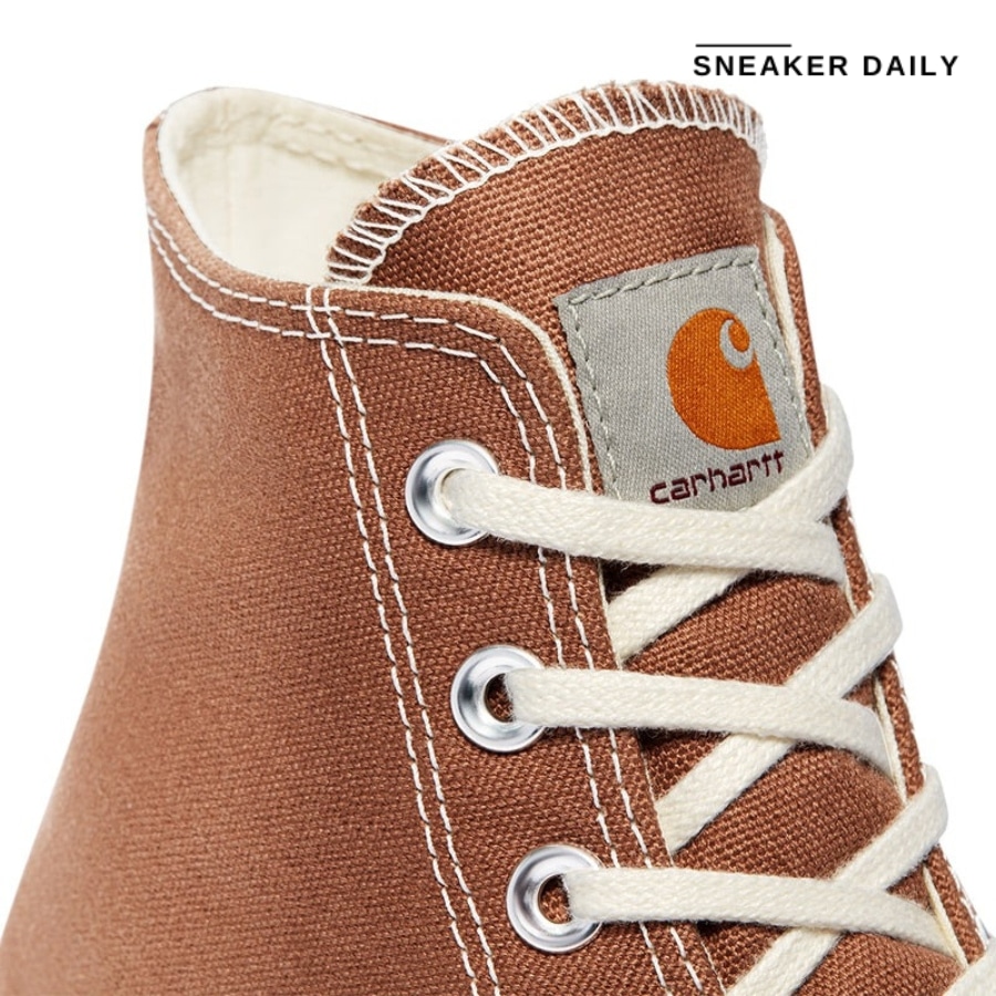 giày converse carhartt wip x chuck 70 high 'hamilton brown' 169220c