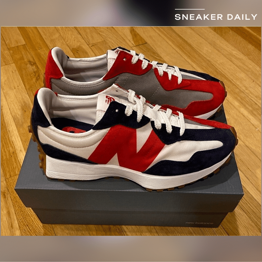 new balance 327 'navy red' ms327rp