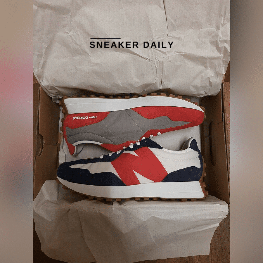 new balance 327 'navy red' ms327rp