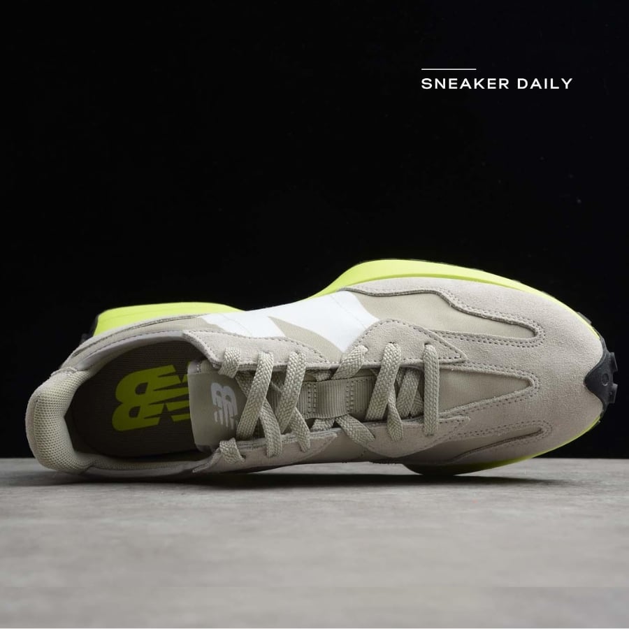 giày new balance 327 'grey oak lemon slush' ms327cpa