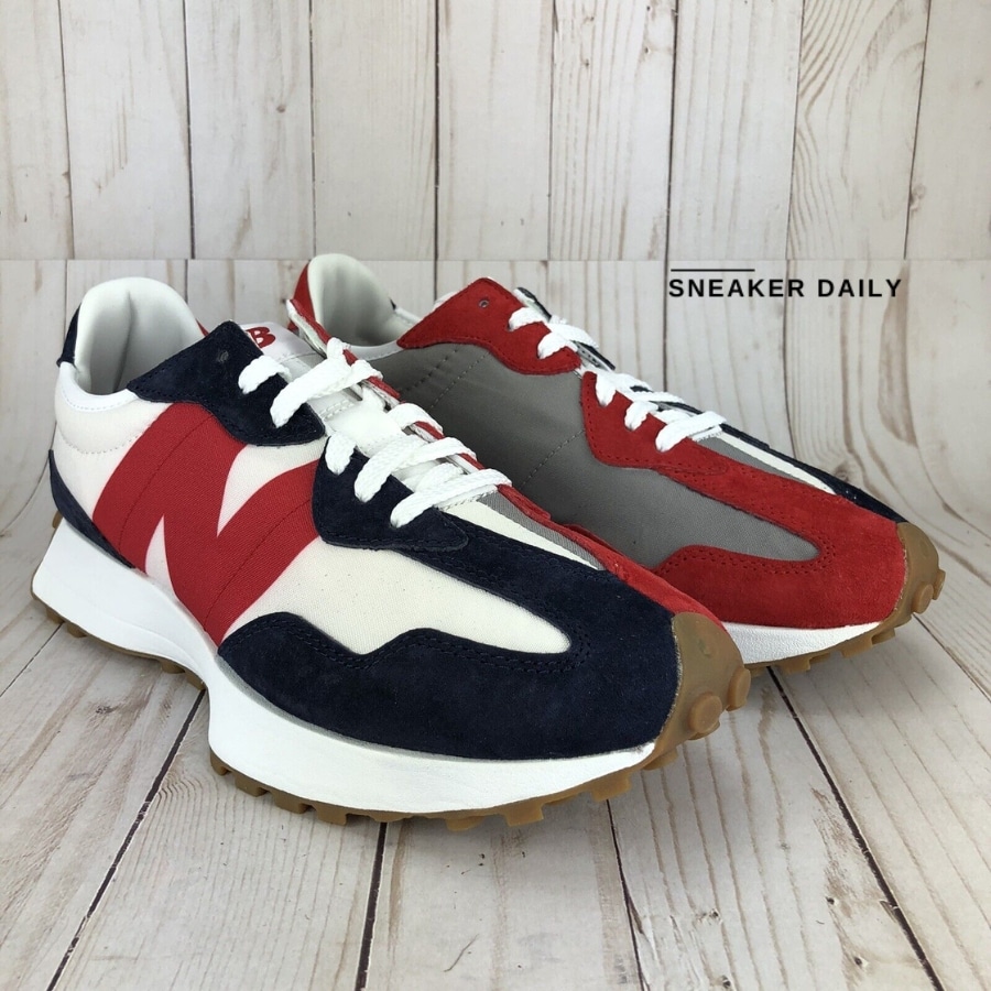 giày new balance 327 'navy red' ms327rp