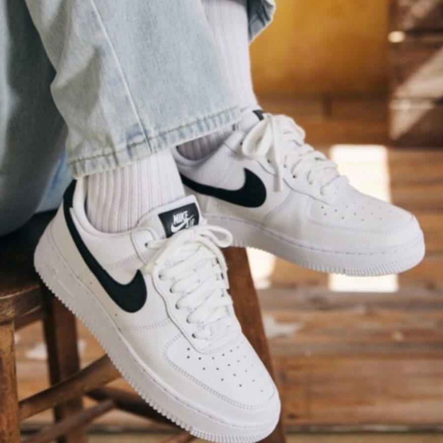 giày nike air force 1 '07 'white black 2022' (wmns) dd8959-103