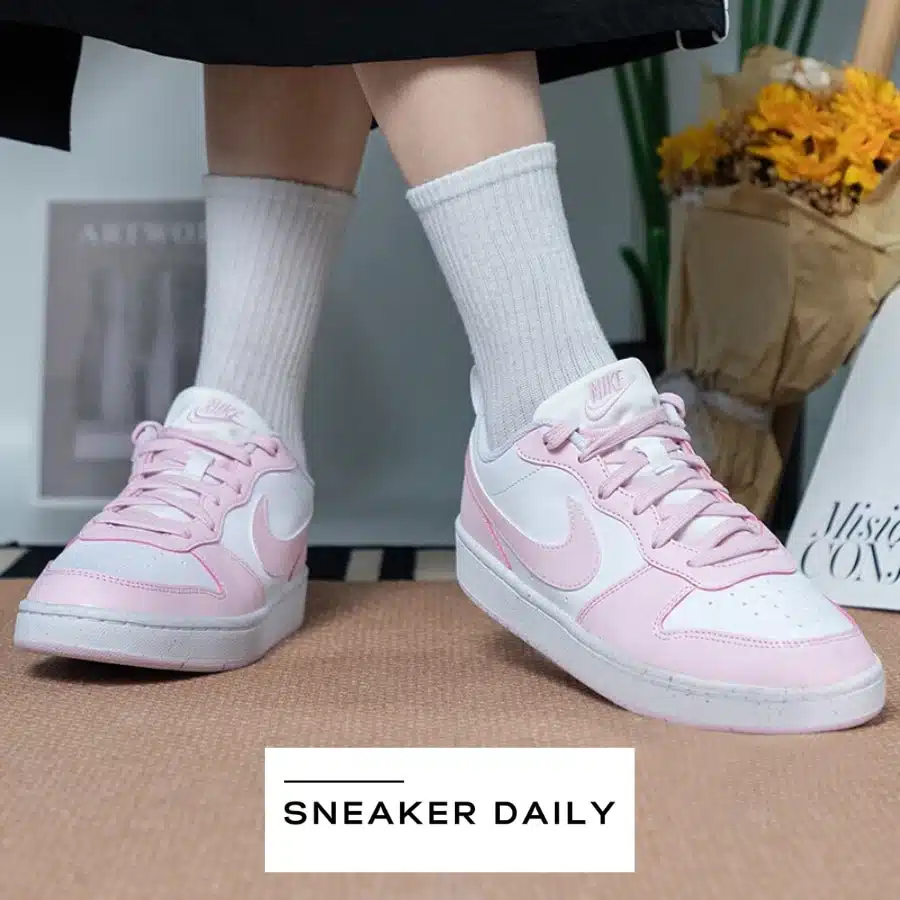 giày nike court borough low recraft older kids' shoes dv5456-105