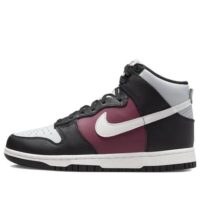 giày nike dunk high white black maroon dd1869-005