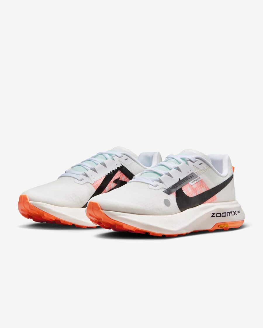 giày nike zoomx ultrafly trail 'prototype pale ivory total orange' (wmns) dz0489-100